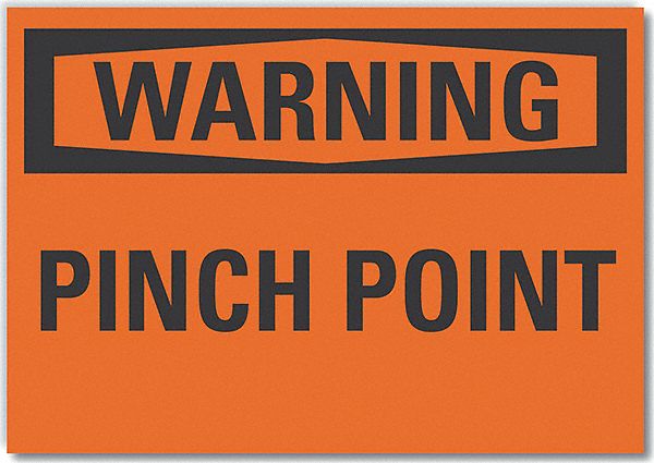 Warning Sign 7inx10in Non-PVC Polymer MPN:LCU6-0079-ED_10x7