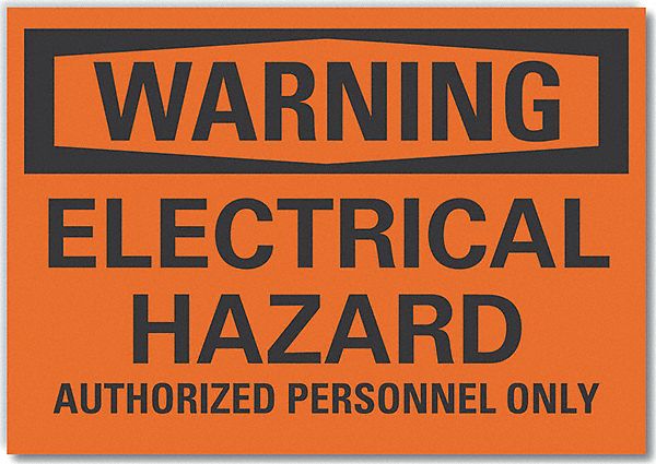 Warning Sign 7inx10in Non-PVC Polymer MPN:LCU6-0138-ED_10x7