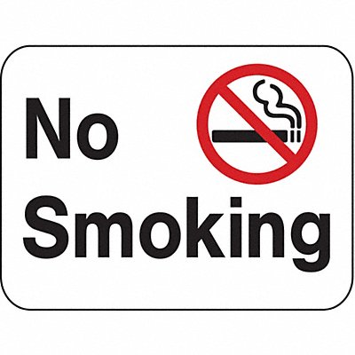 No Smoking Sign 18 inx24 in Aluminum MPN:SM-022-24HA