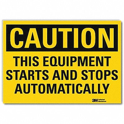 Caution Sign 7inx10in Reflctv Sheeting MPN:U1-1030-RD_10X7