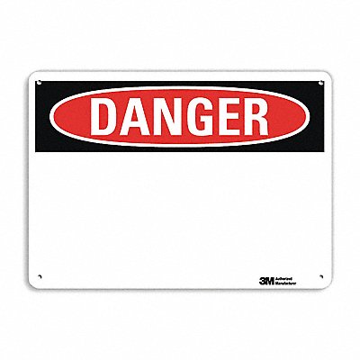 Danger Sign 10 inx14 in Plastic MPN:U3-1059-NP_14X10