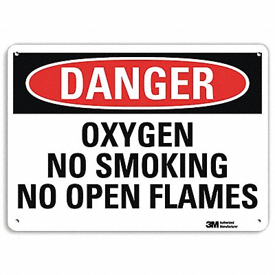 Danger Sign 10 inx14 in Plastic MPN:U3-1898-NP_14X10