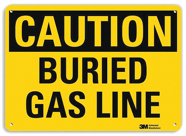 Caution Sign 7 in x 10 in Aluminum MPN:U4-1101-NA_10x7