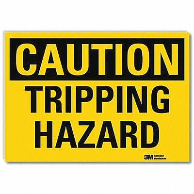 Safety Sign 5inx7in Reflective Sheeting MPN:U4-1736-RD_7X5