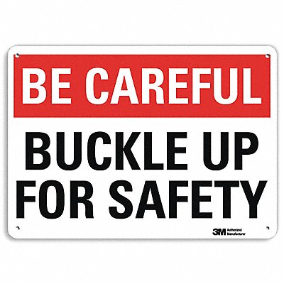 Safety Sign 7 inx10 in Plastic MPN:U7-1006-NP_10X7