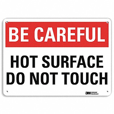 Safety Sign 10 inx14 in Plastic MPN:U7-1015-NP_14X10