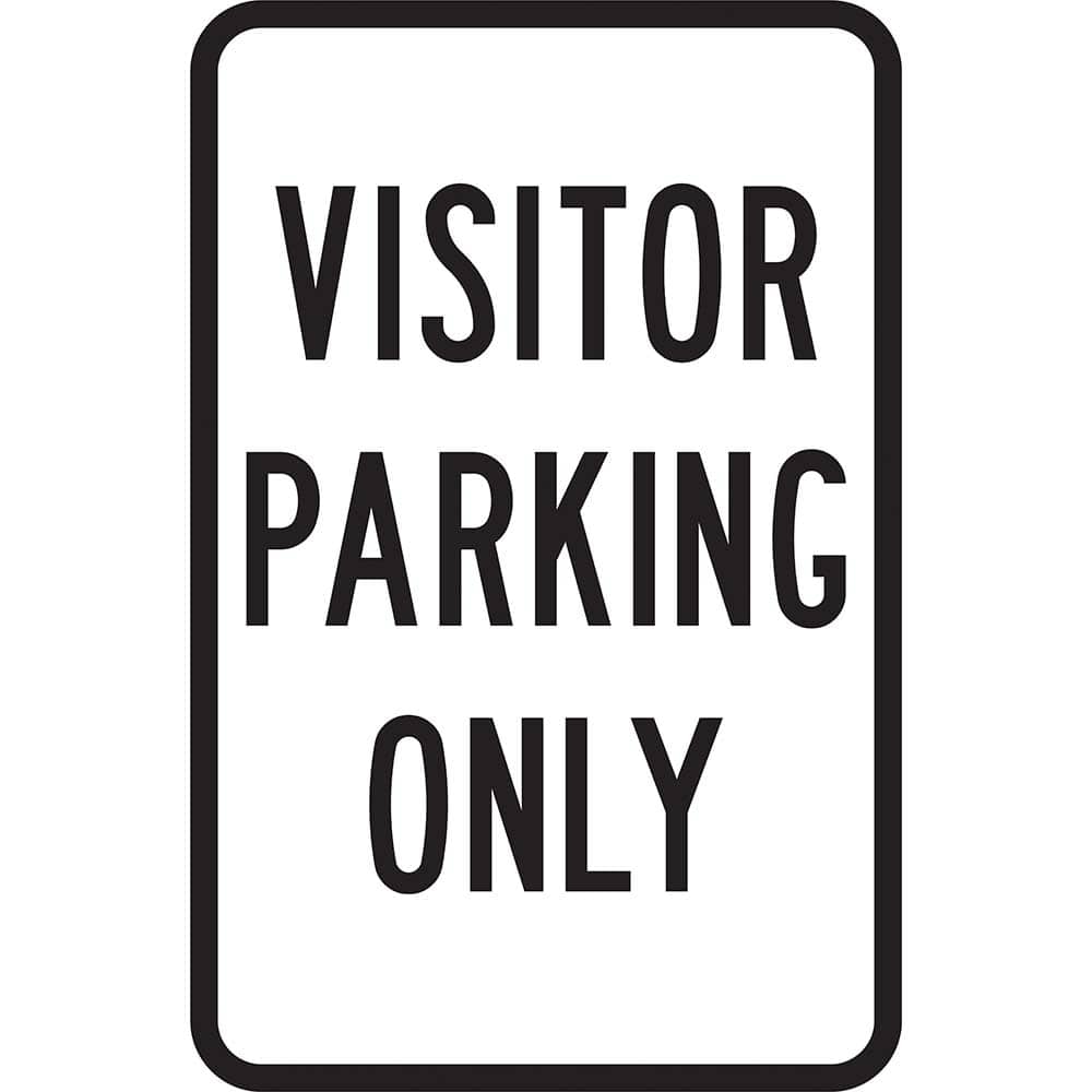 Traffic & Parking Signs, MessageType: Visitor, Parking Lot , Message or Graphic: Message Only , Legend: Visitor Parking Only , Graphic Type: None  MPN:T1-6211-EG12X18