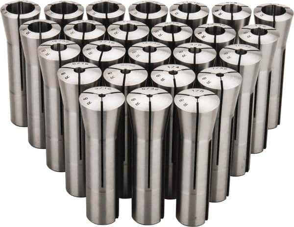 Collet Set: 25 Pc, 1/8 to 7/8
