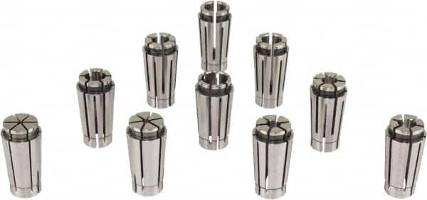 Collet Set: 27 Pc, Series SK16 MPN:SK16-SET-27-MM