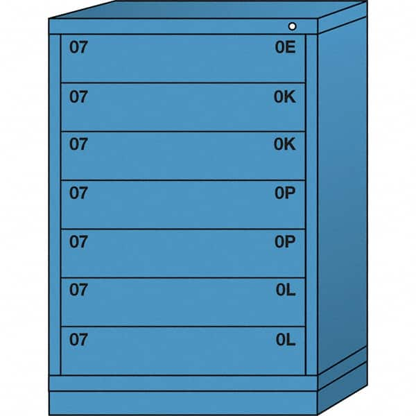 Standard Counter - Multiple Drawer Access Steel Storage Cabinet: 30