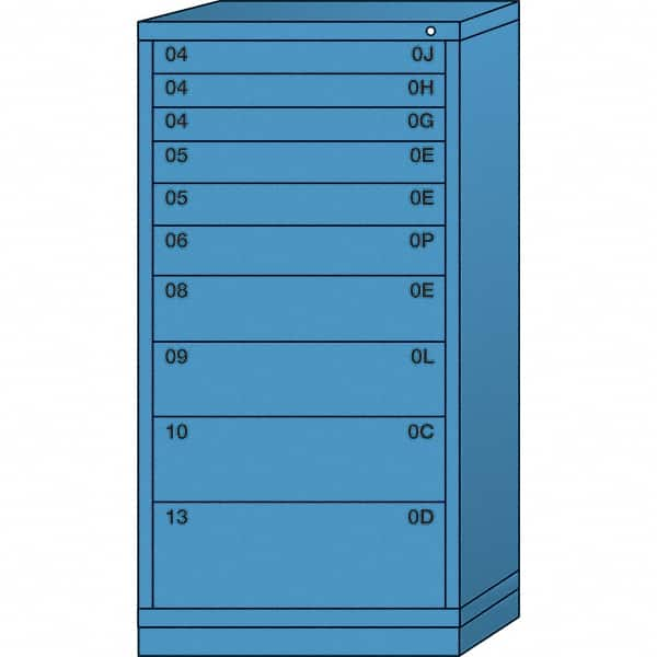 Standard Eye-Level - Single Drawer Access Steel Storage Cabinet: 30