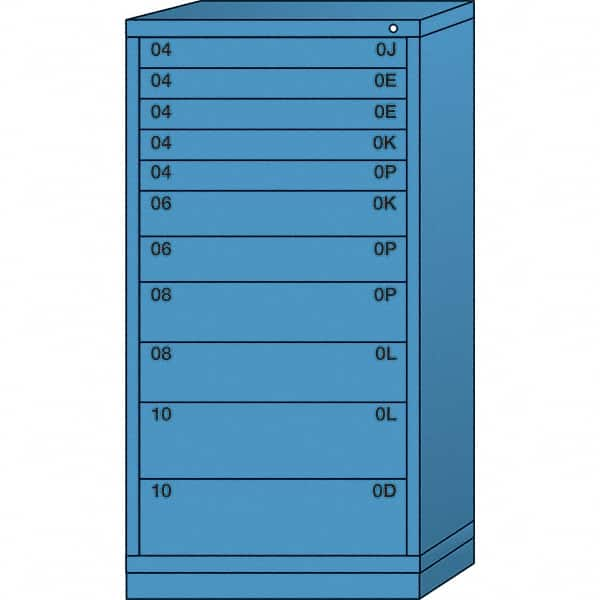 Standard Eye-Level - Single Drawer Access Steel Storage Cabinet: 30