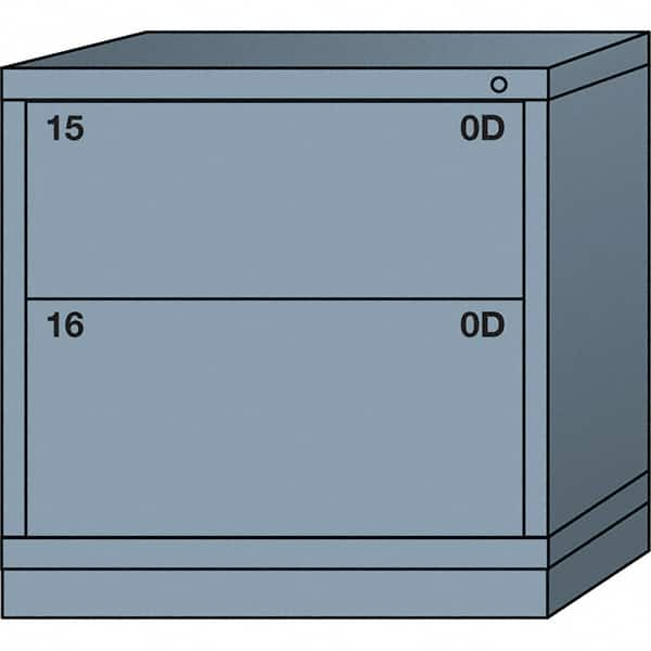 Standard Table Height - Multiple Drawer Access Steel Storage Cabinet: 30