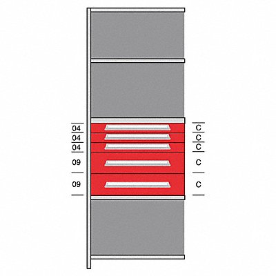 Shelf 85 H 36 W Steel 800 lb Capacity MPN:DHJ115015A