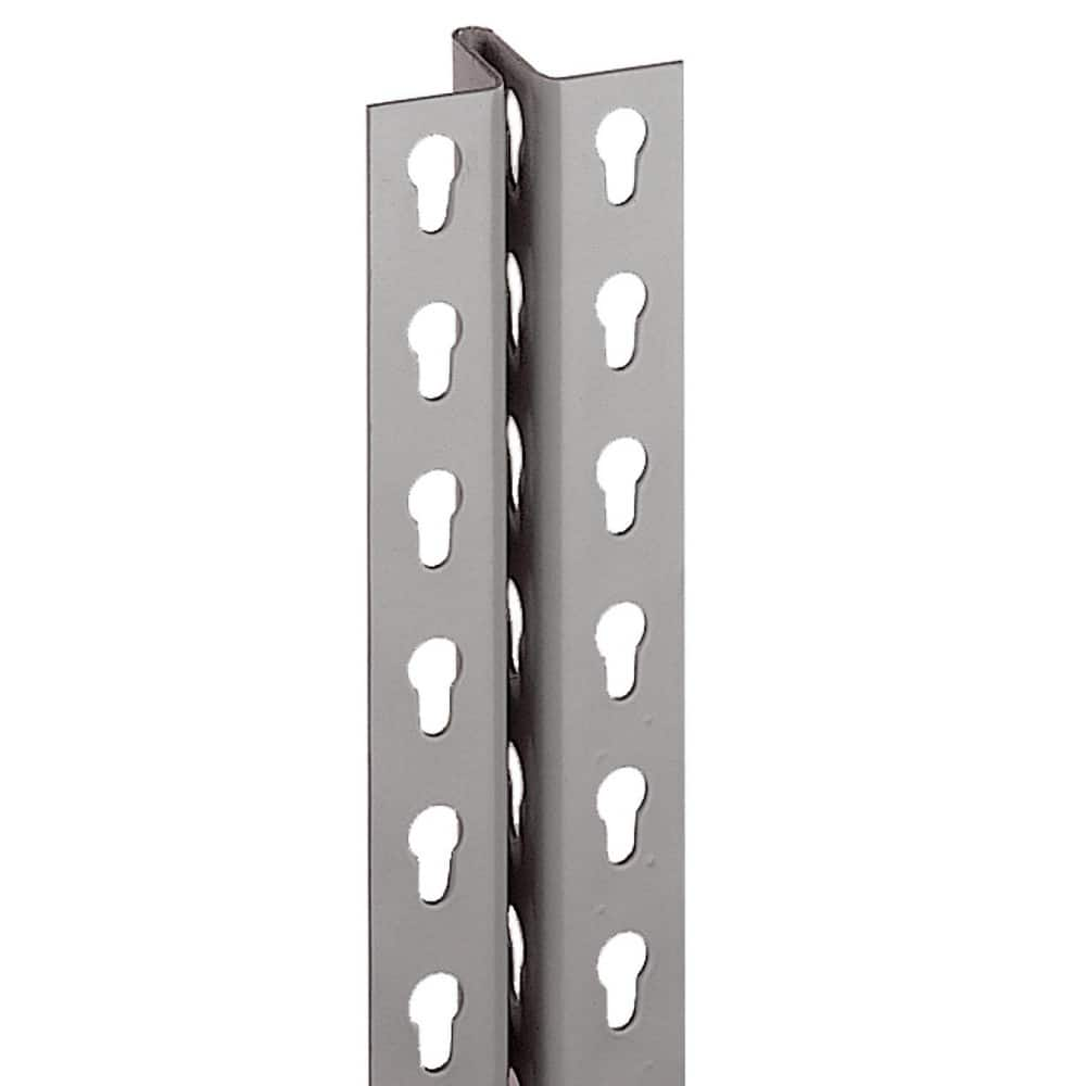 Open Shelving Accessories & Components, Component Type: Rivert Rack T-Post , For Use With: Rivet Rack , Material: Steel , Height (Feet): 7.000 , Color: Gray  MPN:DD72019