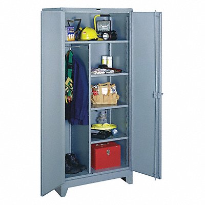 Storage Cabinet 82 x36 x24 DvGry 4Shlv MPN:DD1121