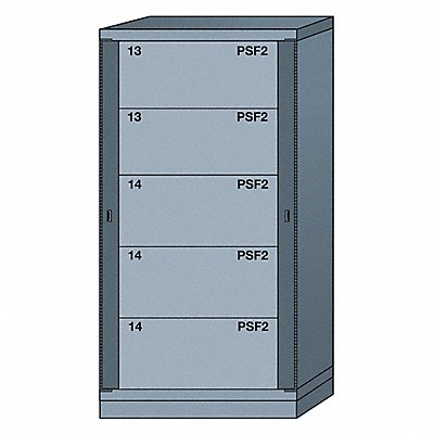 Gear Locker 59-1/4 Overall Height Gray MPN:DDN6830300WPNI