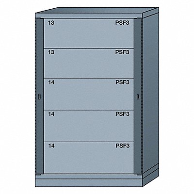 Gear Locker 59-1/4 Overall Height Gray MPN:DDN6836300WPNI