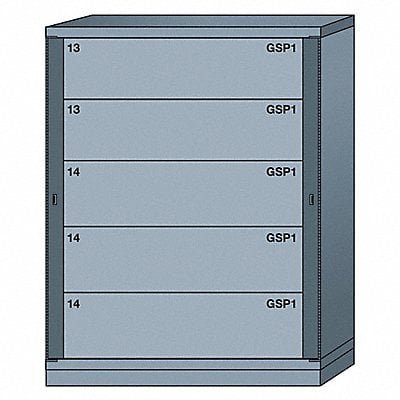 Gear Locker 59-1/4 Overall Height Gray MPN:DDN6845300WPNI