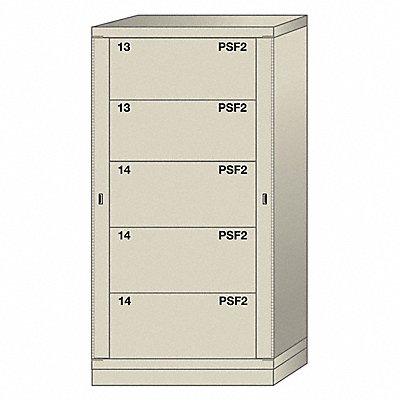 Modular Drawer Cabinet 59-1/4 H Putty MPN:PPN6830300WPNI