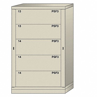 Modular Drawer Cabinet 59-1/4 H Putty MPN:PPN6836300WPNI