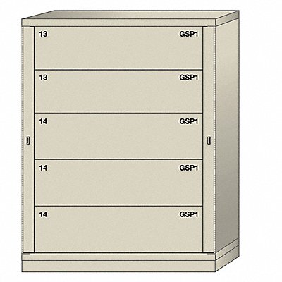 Modular Drawer Cabinet 59-1/4 H Putty MPN:PPN6845300WPNI