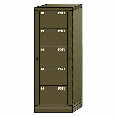 Gear Locker 59-1/4 Overall Height Green MPN:XJN6822300WPNI