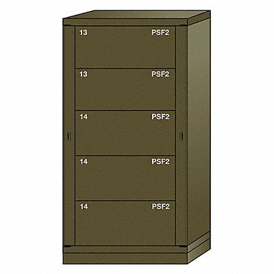 Gear Locker 59-1/4 Overall Height Green MPN:XJN6830300WPNI