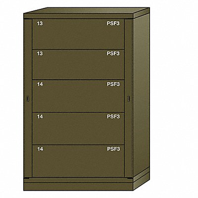 Gear Locker 59-1/4 Overall Height Green MPN:XJN6836300WPNI