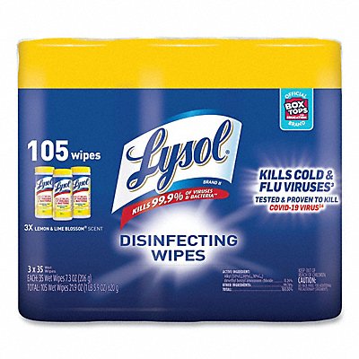 Disinfecting Wipes 35 ct Canister PK12 MPN:REC 81145