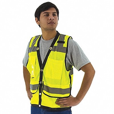 High Visibility Vest Yellow M MPN:75-3207-M