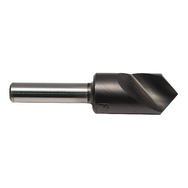 Countersink: 60.00 deg Included Angle, 1 Flute, High-Speed Steel, Right Hand MPN:61B012501