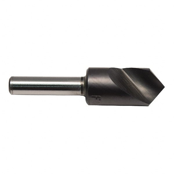 Countersink: 60.00 deg Included Angle, 1 Flute, High-Speed Steel, Right Hand MPN:61B050001