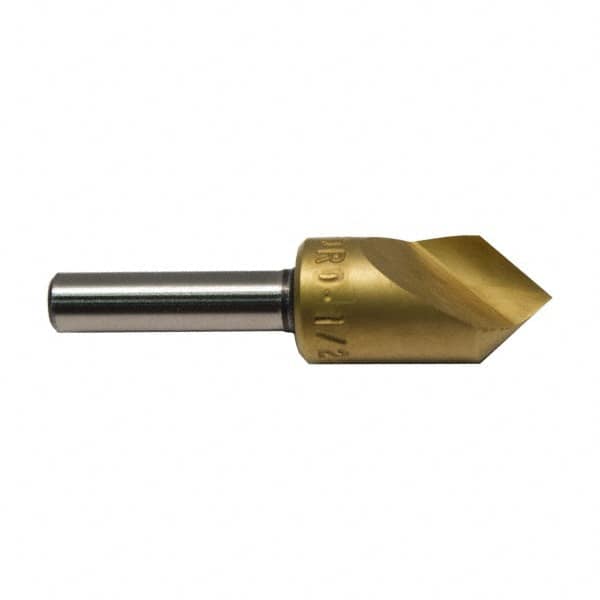 Countersink: 120.00 deg Included Angle, 1 Flute, High-Speed Steel, Right Hand MPN:61T062506