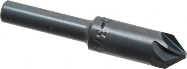 Countersink: 82.00 deg Included Angle, 6 Flute, High-Speed Steel, Right Hand MPN:79037502