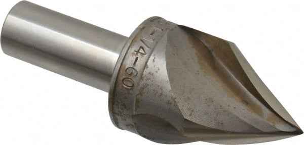 Countersink: 60.00 deg Included Angle, 3 Flute, High-Speed Steel, Right Hand MPN:92125001