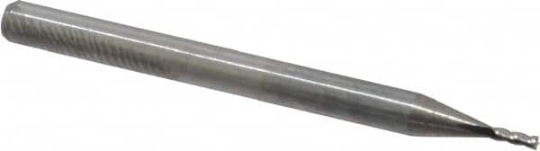 Square End Mill: 0.0394'' Dia, 0.1181'' LOC, 1-1/2'' OAL, 4 Flutes, Solid Carbide MPN:11103940