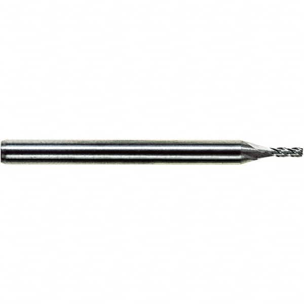 Square End Mill: 0.0472'' Dia, 0.1417'' LOC, 4 Flutes, Solid Carbide MPN:11104720A