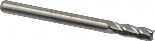 Square End Mill: 1/8'' Dia, 3/8'' LOC, 1/8'' Shank Dia, 1-1/2'' OAL, 4 Flutes, Solid Carbide MPN:11112500