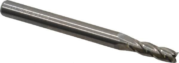 Square End Mill: 5/32'' Dia, 1/2'' LOC, 3/16'' Shank Dia, 2'' OAL, 4 Flutes, Solid Carbide MPN:11115620