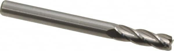 Corner Radius End Mill: 3/16