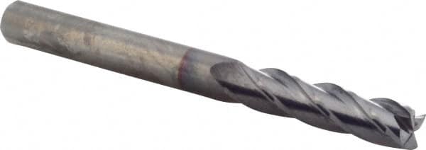 Square End Mill: 0.1968'' Dia, 0.7874'' LOC, 4 Flutes, Solid Carbide MPN:11119680C