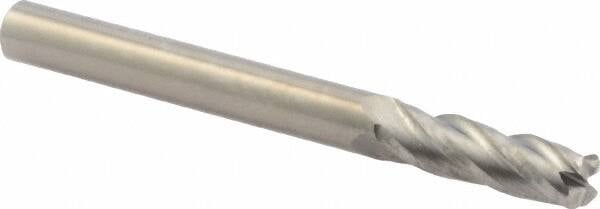 Corner Radius End Mill: 6 mm Dia, 20 mm LOC, 1 mm Radius, 4 Flutes, Solid Carbide MPN:11123623