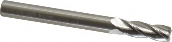 Corner Radius End Mill: 1/4