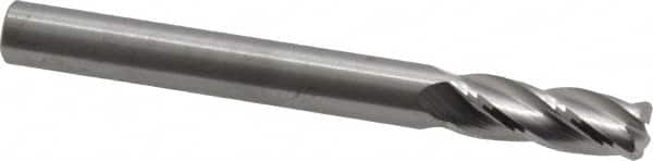 Corner Radius End Mill: 1/4