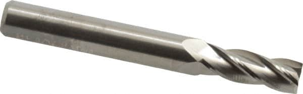 Square End Mill: 9/32'' Dia, 3/4'' LOC, 5/16'' Shank Dia, 2-1/2'' OAL, 4 Flutes, Solid Carbide MPN:11128120