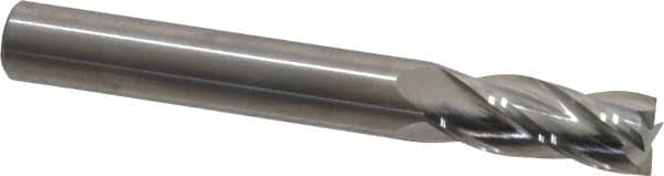 Square End Mill: 5/16'' Dia, 13/16'' LOC, 5/16'' Shank Dia, 2-1/2'' OAL, 4 Flutes, Solid Carbide MPN:11131250