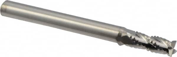 Square End Mill: 7/32'' Dia, 5/8'' LOC, 1/4'' Shank Dia, 2-1/2'' OAL, 4 Flutes, Solid Carbide MPN:11421870