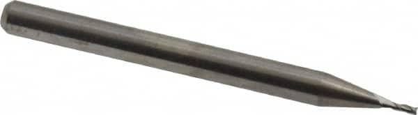 Square End Mill: 1/32'' Dia, 5/64'' LOC, 1/8'' Shank Dia, 1-1/2'' OAL, 3 Flutes, Solid Carbide MPN:11603120