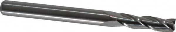 Square End Mill: 11/64'' Dia, 5/8'' LOC, 3/16'' Shank Dia, 2'' OAL, 3 Flutes, Solid Carbide MPN:11617190